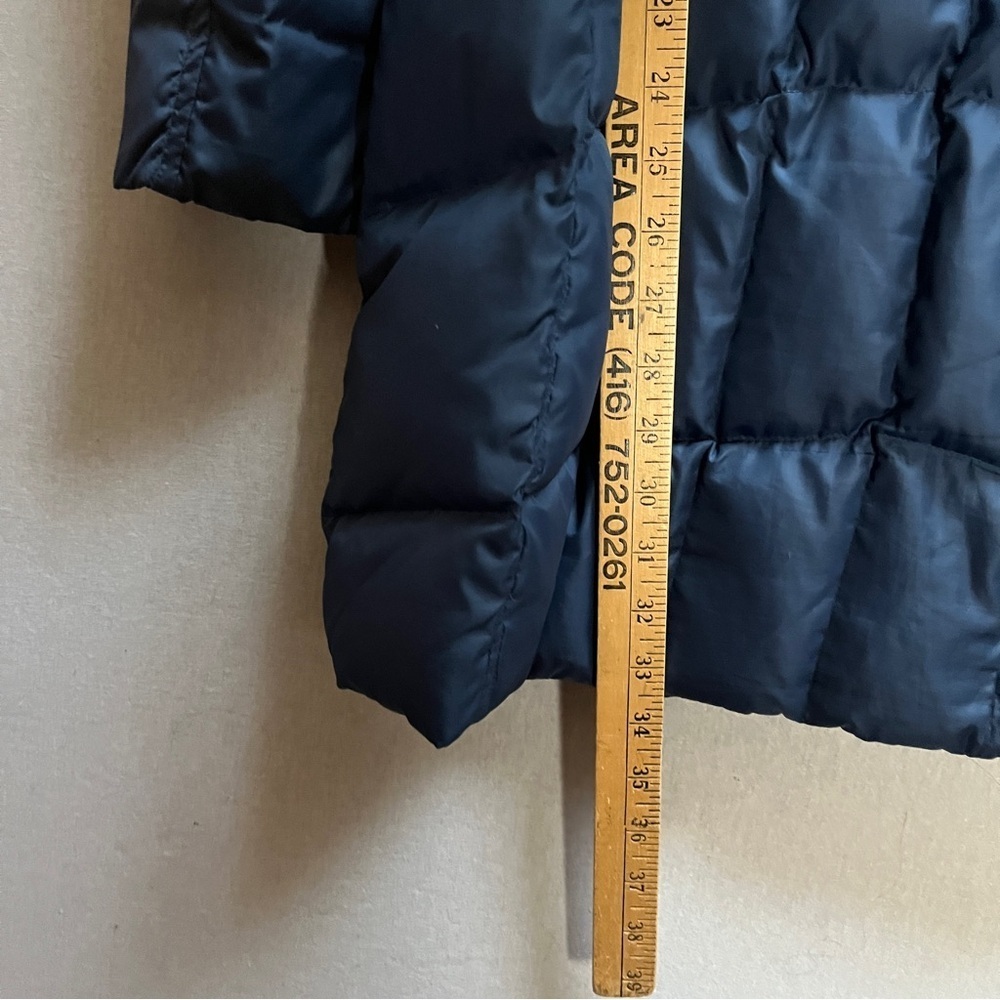 Eddie Bauer Down Dark Long Parka Hooded Jacket Sz M - Picture 7 of 12